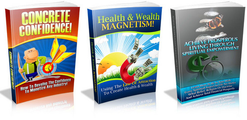 Product picture 3 PLR eBook Concrete Confidence,Health&Wealth Magnetism,Achieve Prosperous