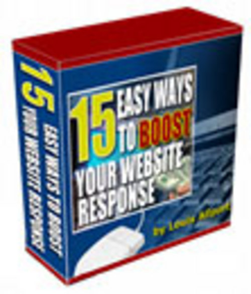 Product picture 15 Easy Ways to Boost your Website Response